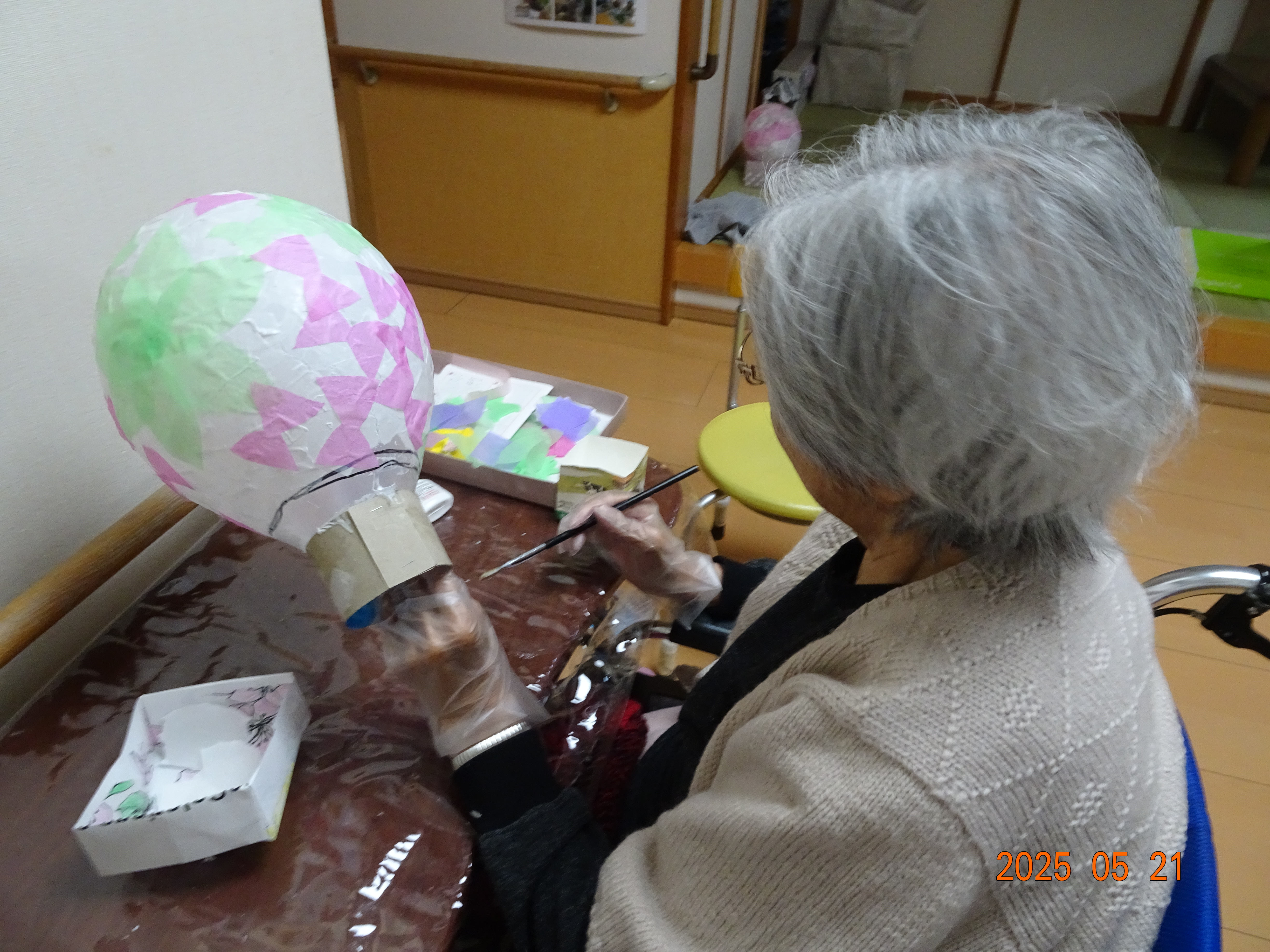 ランプシェード作り＠GH