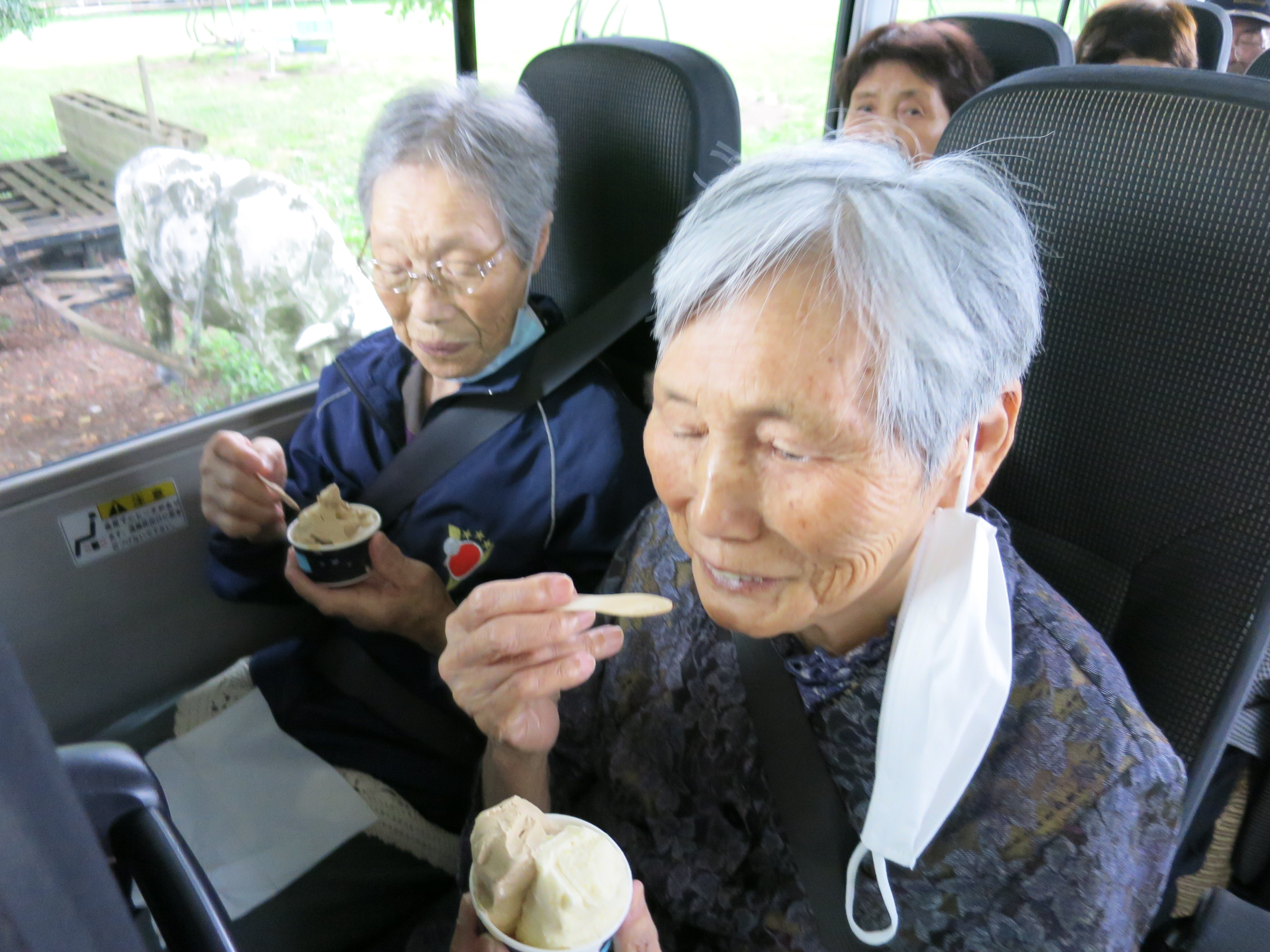 ジェラートを食べに@デイサービス